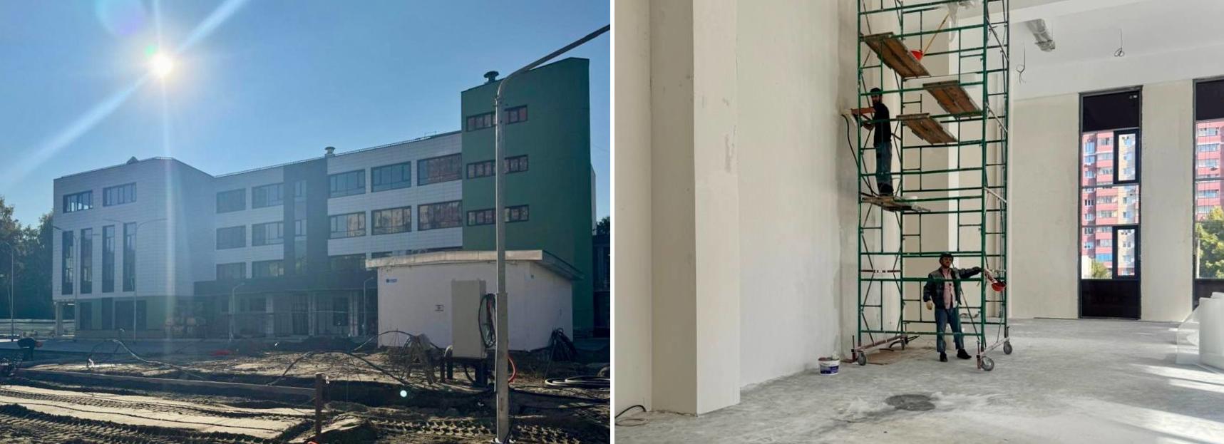 Мэр Кудрявцев: корпус экономического лицея на Крылова готов на 70%