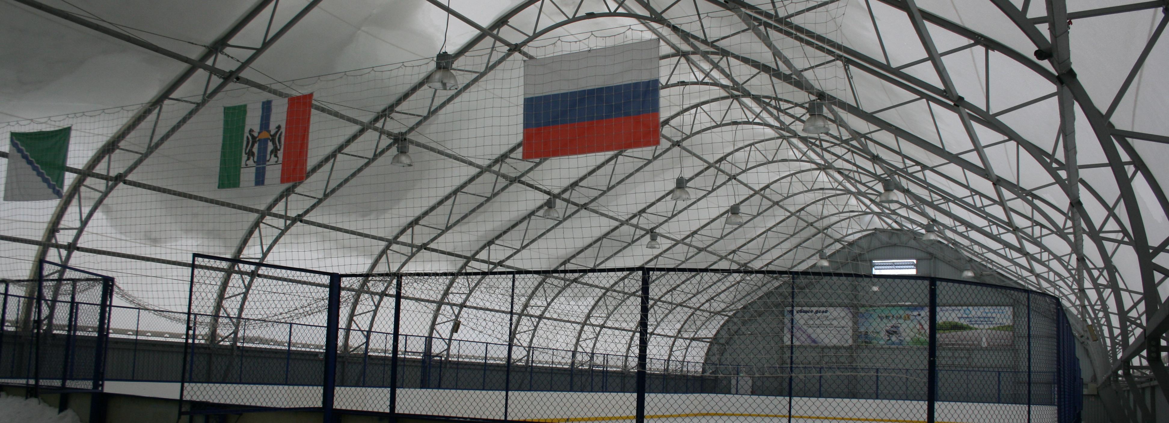 Крытая хоккейная коробка с тренажёрами появится к зиме на Акатуйском