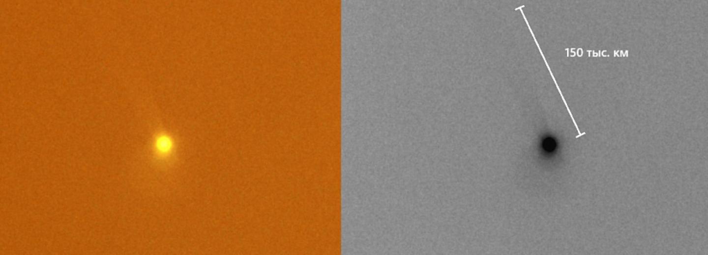 Астрономы НГУ первыми в России сфотографировали хвост Меркурия