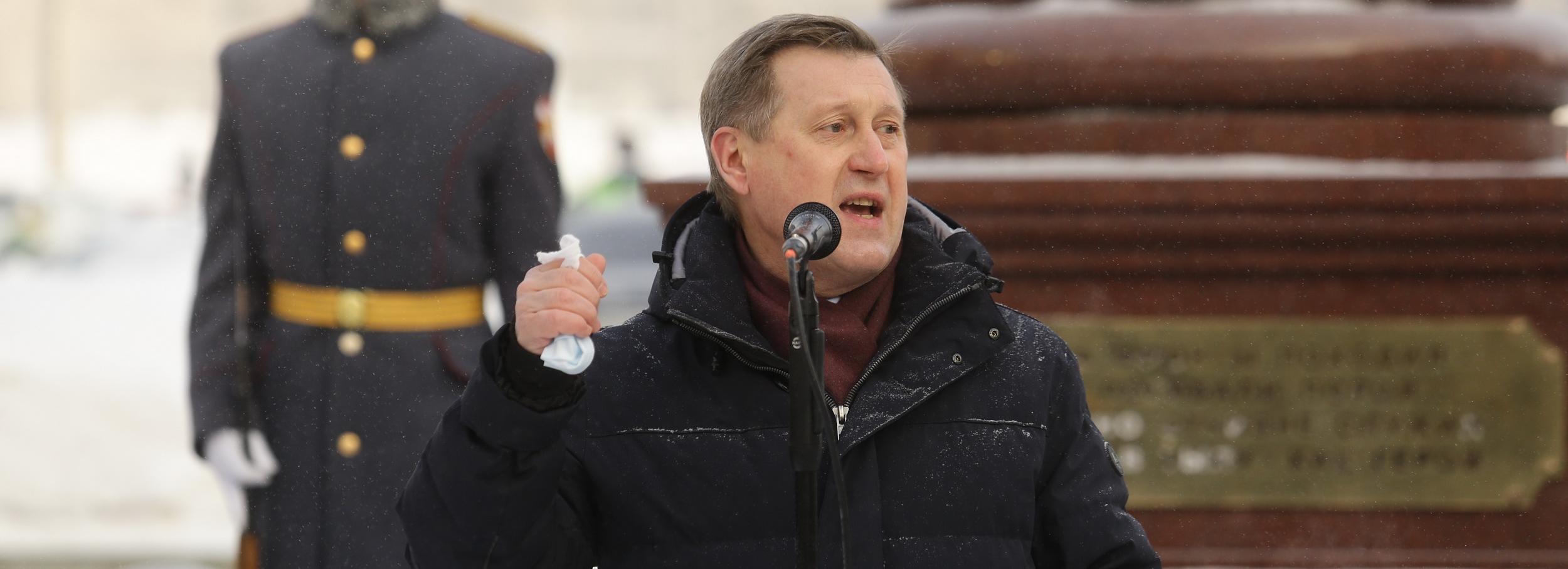 Мэр Локоть — о годовщинах прорыва и снятия блокады Ленинграда