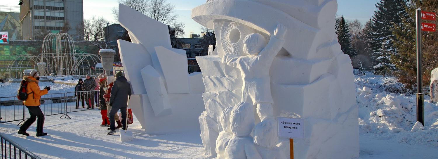 Мечи и ангелы: чем запомнился фестиваль снежных скульптур — 2021