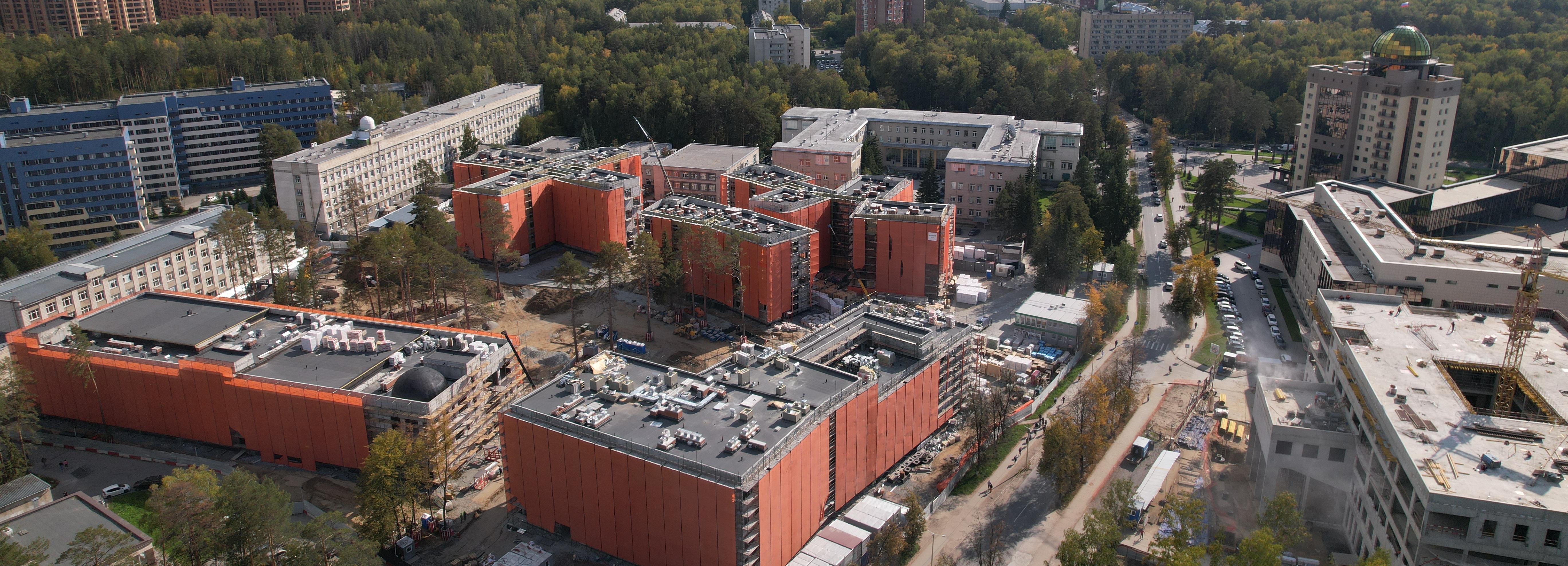Часть зданий нового кампуса НГУ подключат к теплу в середине ноября