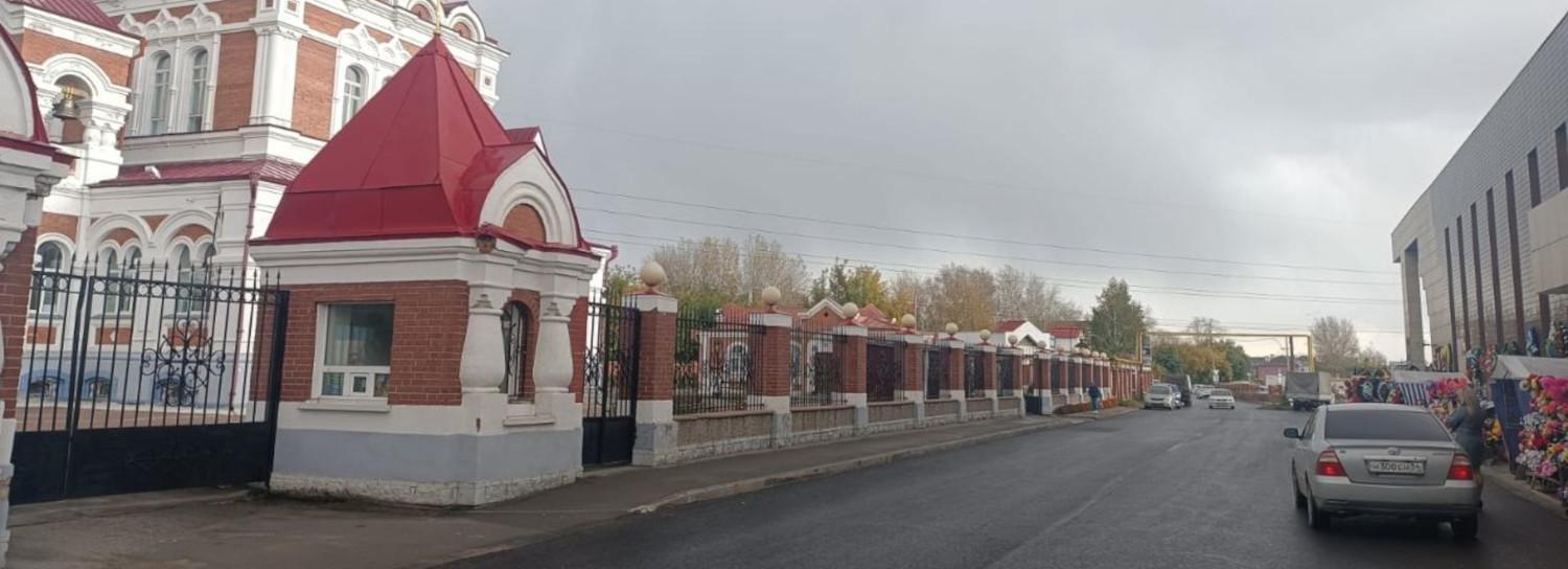 Отремонтировали подъездную дорогу к Клещихинскому кладбищу