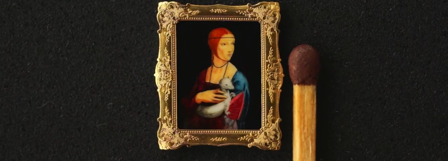 Новосибирец создал миниатюрную копию картины Леонардо да Винчи