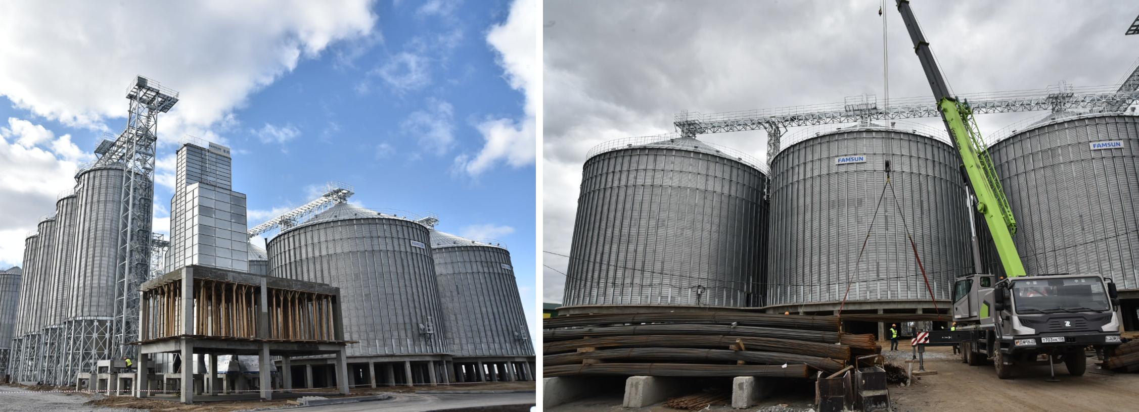 Большой элеваторный комплекс для завода «Маслов» построили в Южном ПЛП