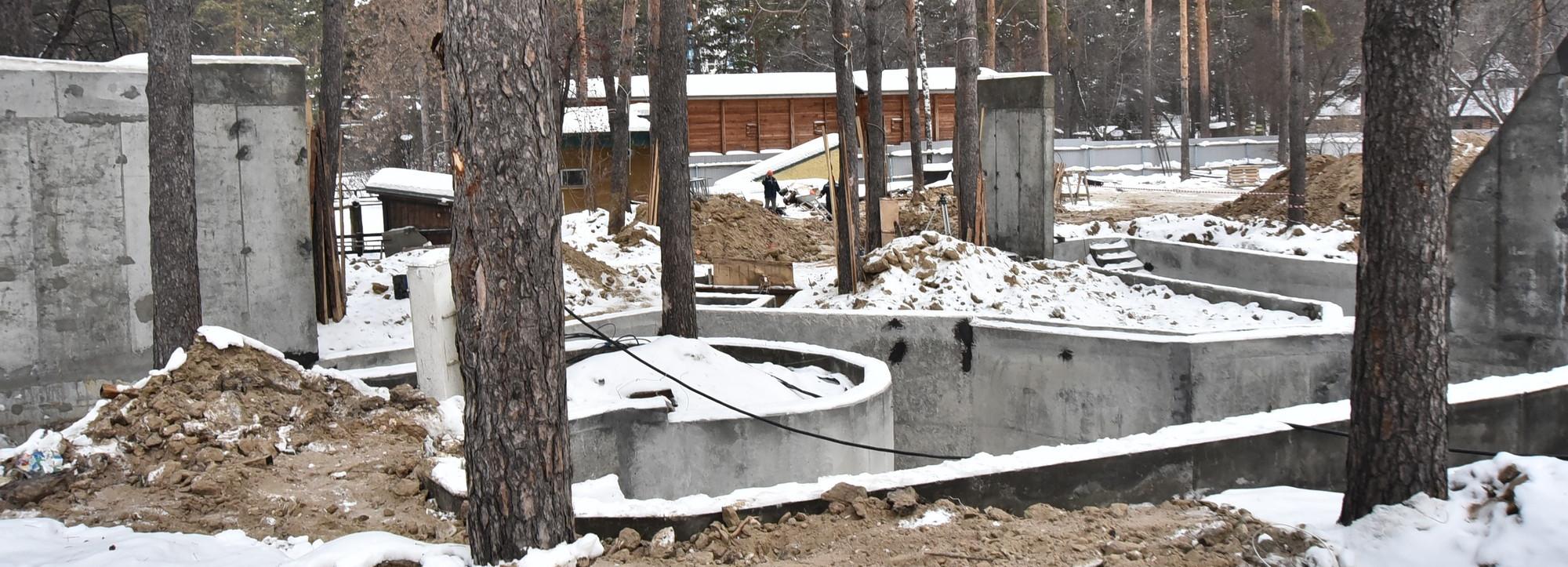 Уникальные берлоги в Новосибирском зоопарке достроят к 1 июня