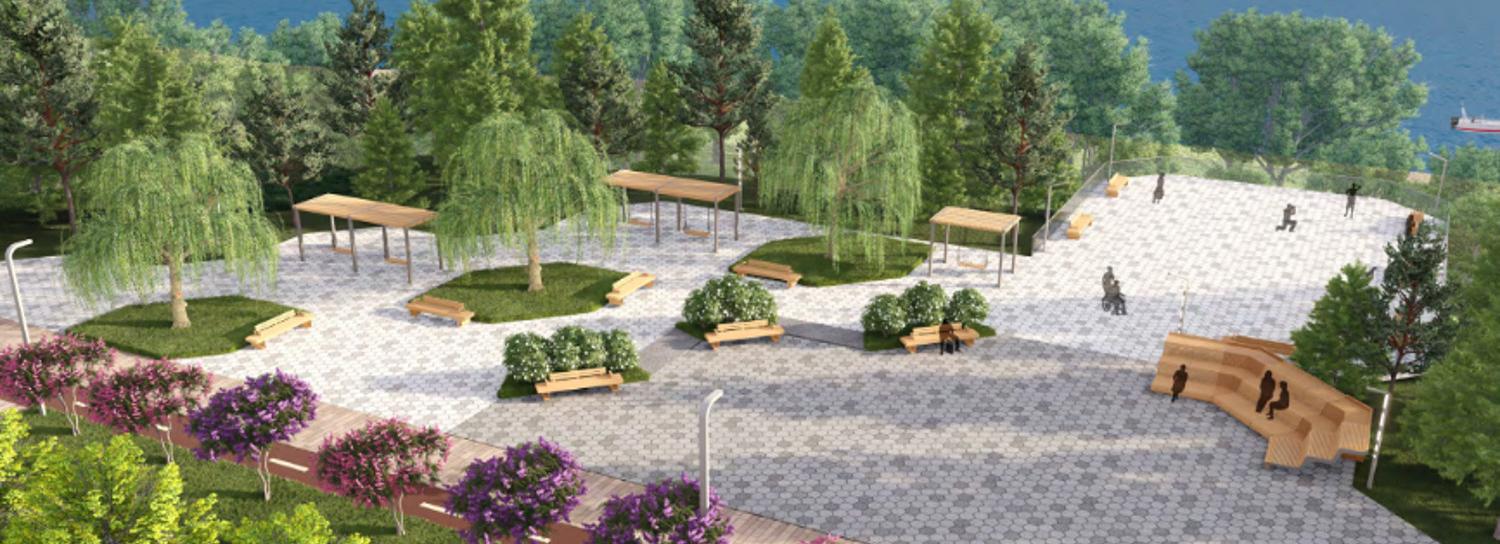 Разработан дизайн-проект парка у станции речного трамвая на Чемском