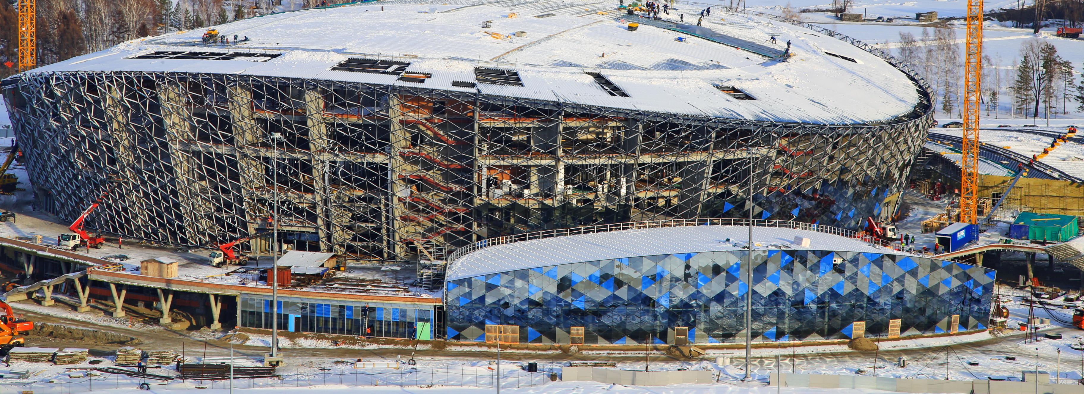 Тренировочный зал ЛДС в Новосибирске подключили к отоплению