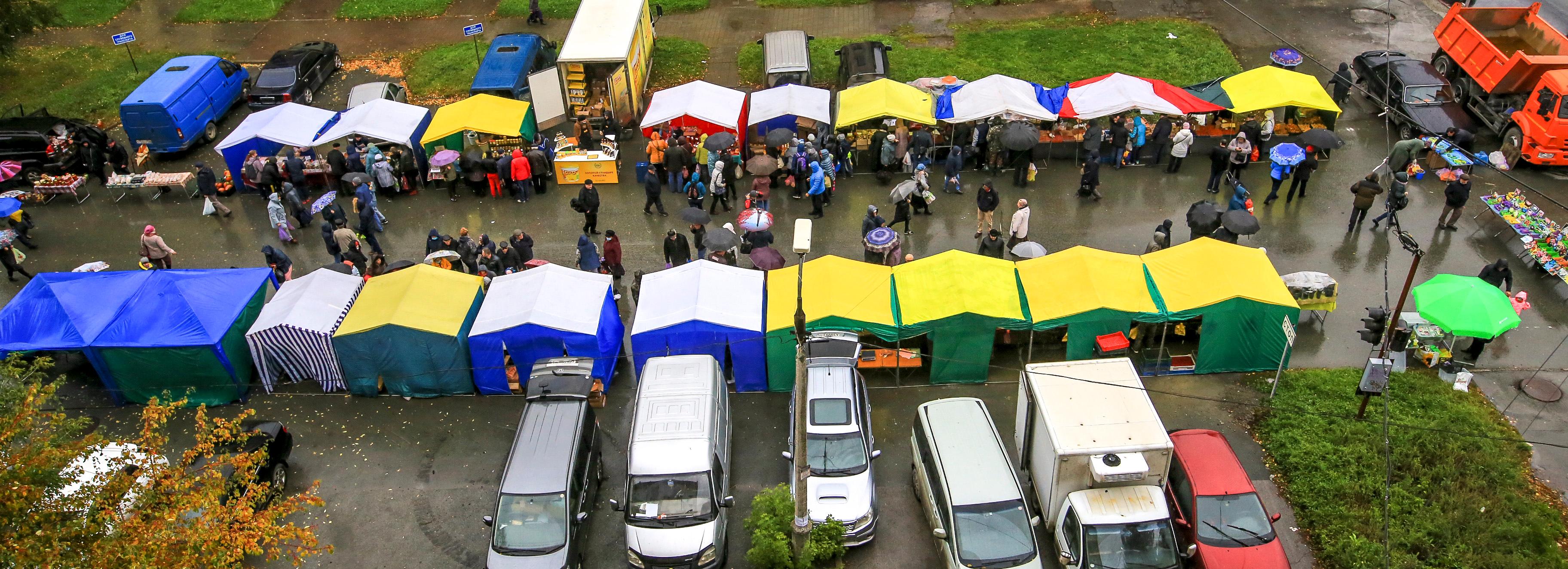 Сельхозярмарку развернут напротив центра «Космос» на Богдашке