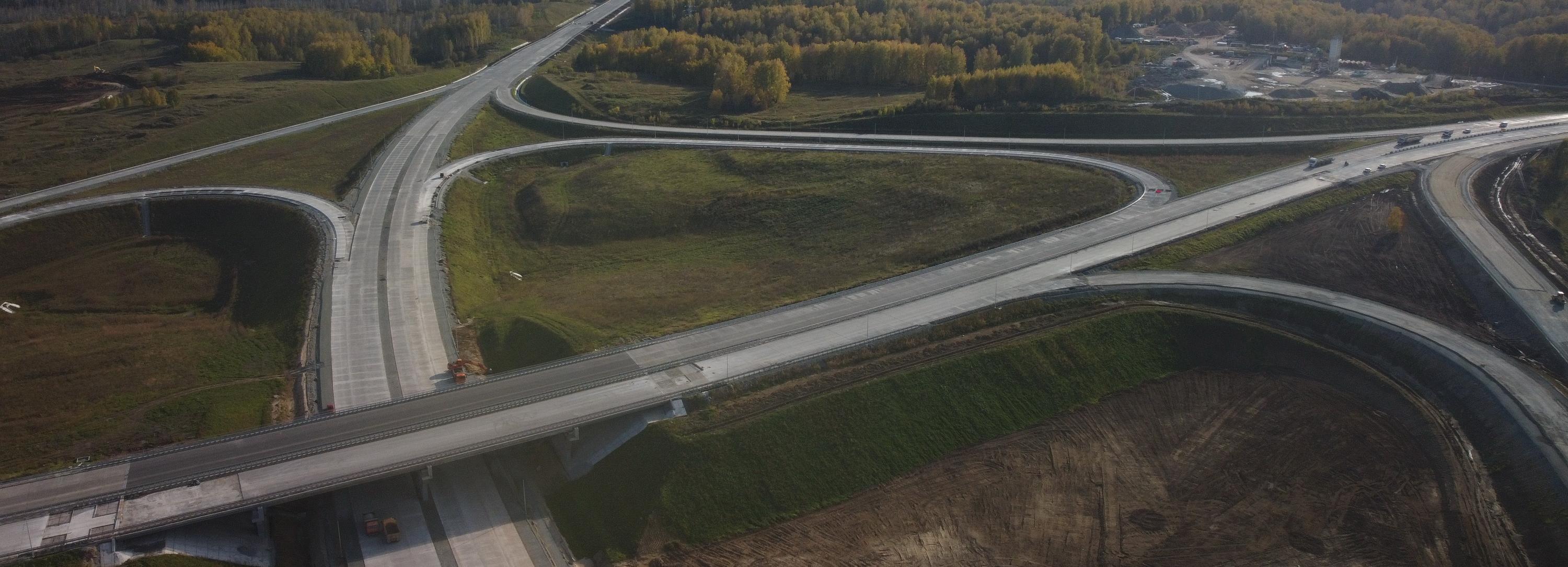 Успеть до холодов: как выглядит строящийся Восточный обход Новосибирска