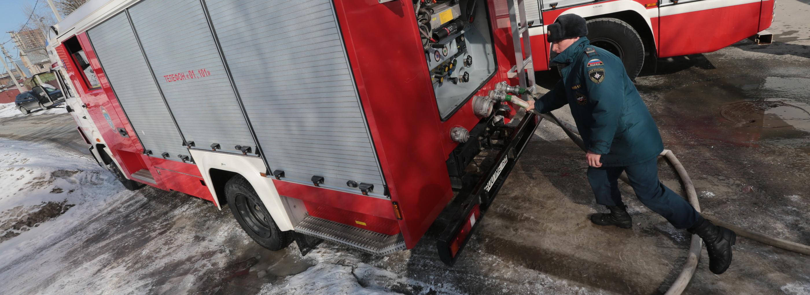 9 пожаров потушили за сутки в Новосибирске