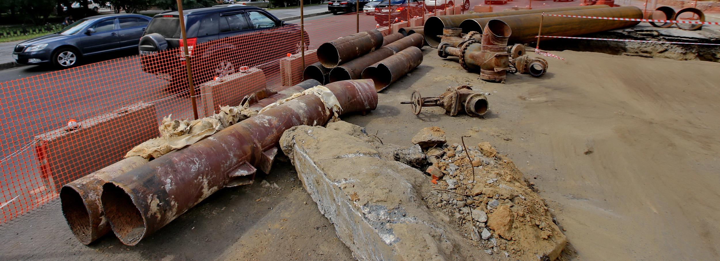 Ещё в одном месте раскопали улицу Дунаевского