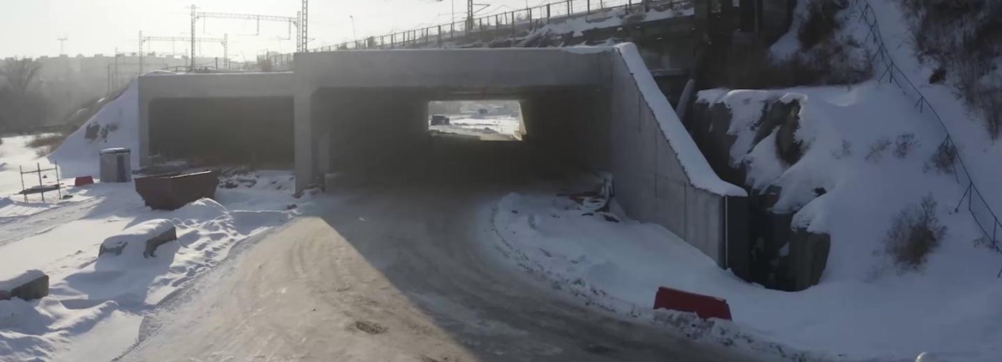 На 90% готов тоннель 4-го моста возле Горского жилмассива в Новосибирске