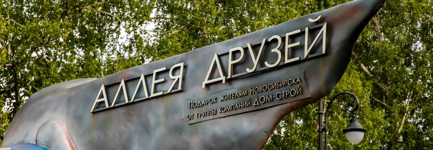 Парковку запретят с 10 января напротив Аллеи друзей в Новосибирске