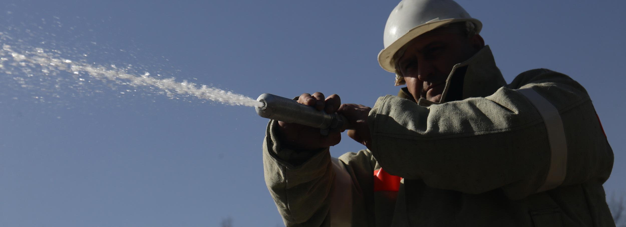 Первый в этом году ландшафтный пожар произошёл в Новосибирске