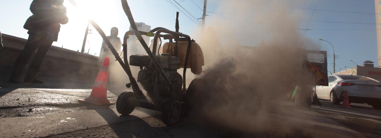 Объёмы ямочного ремонта в Новосибирске за неделю увеличили вдвое