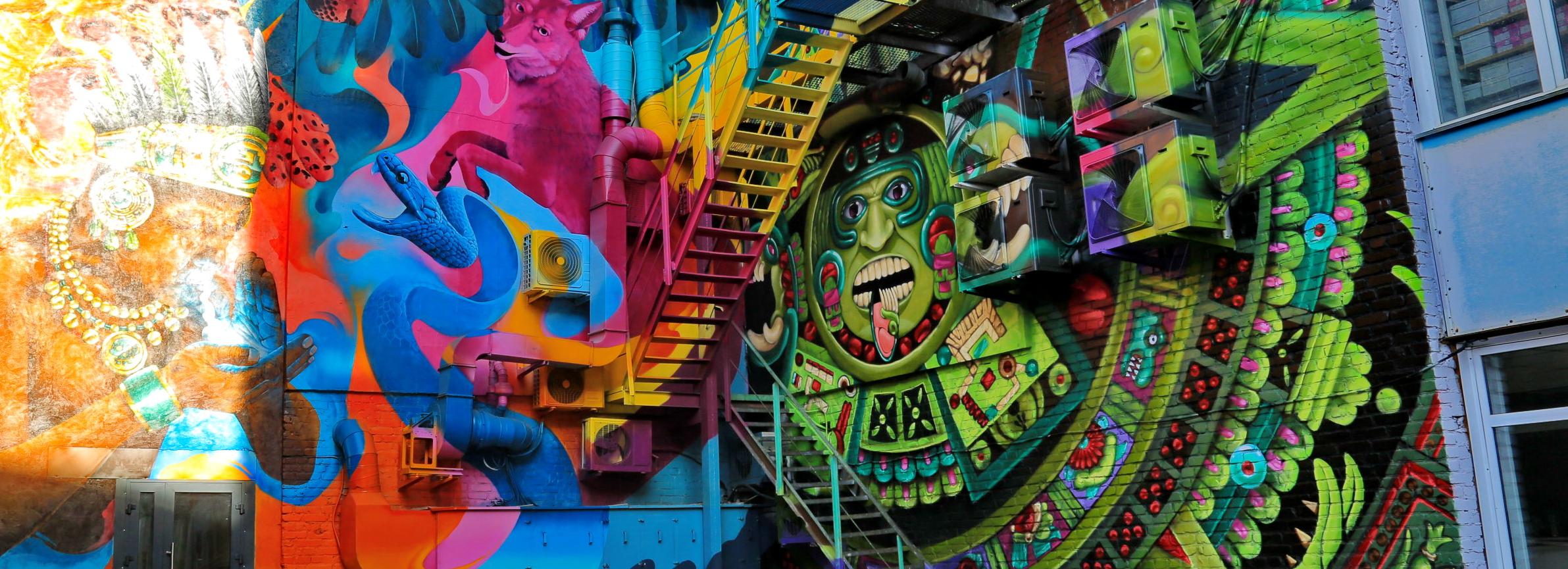 Какой стрит-арт появился в Новосибирске в 2022 году — подводим итоги