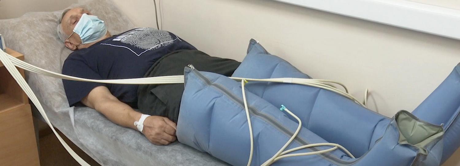 Флебопрессом и спелеотерапией лечат в госпитале ветеранов войн