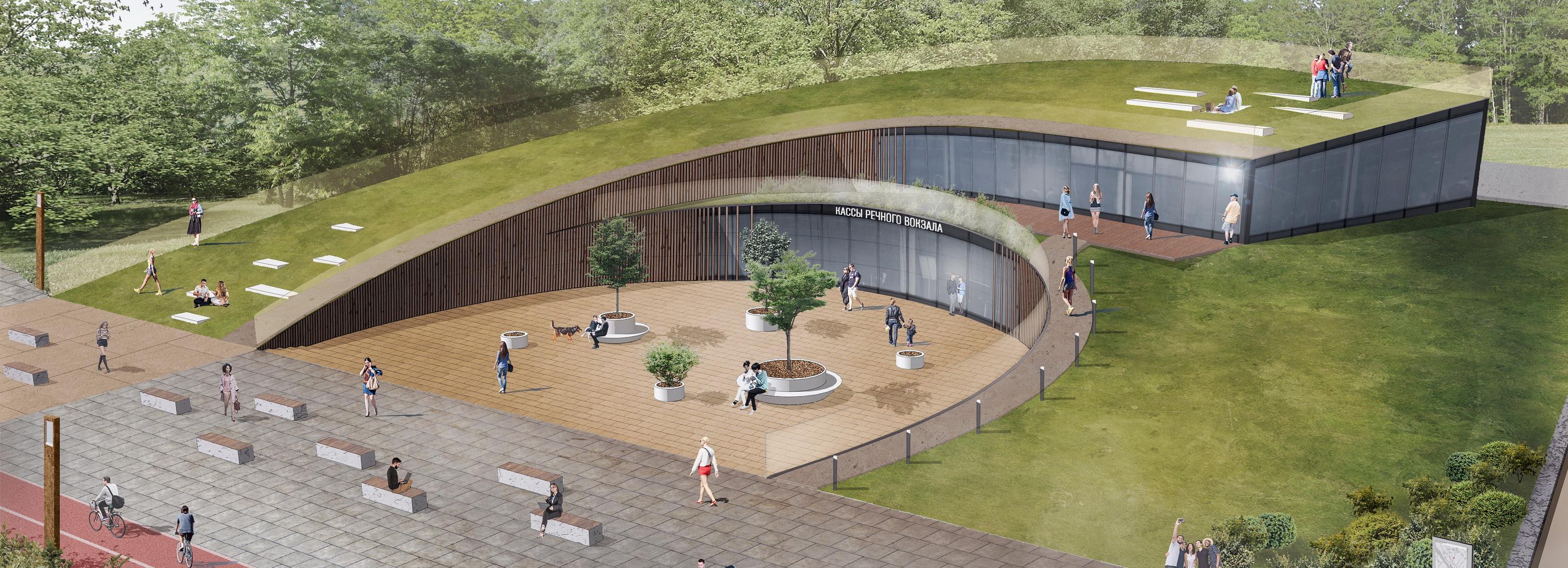 Речной вокзал в форме улитки хотят построить в Новосибирске