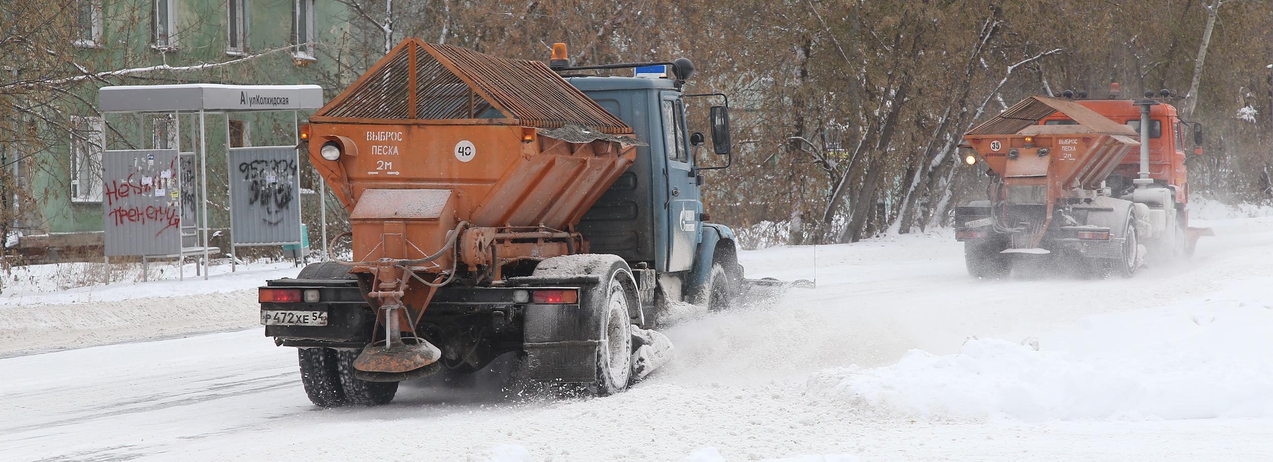 Где будут убирать снег 24 ноября в Новосибирске — список улиц