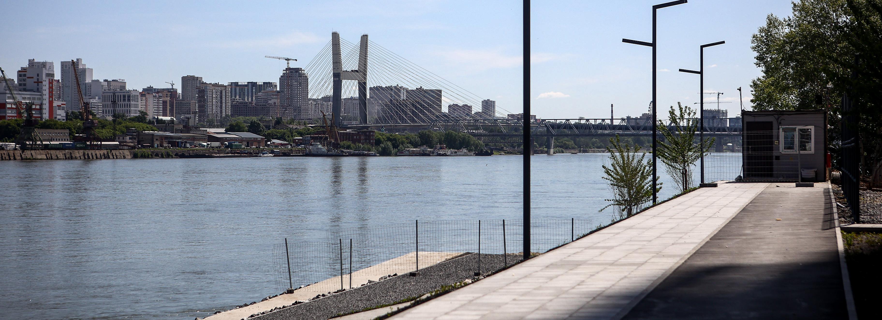 По КРТ построят километровую набережную на левом берегу в Новосибирске