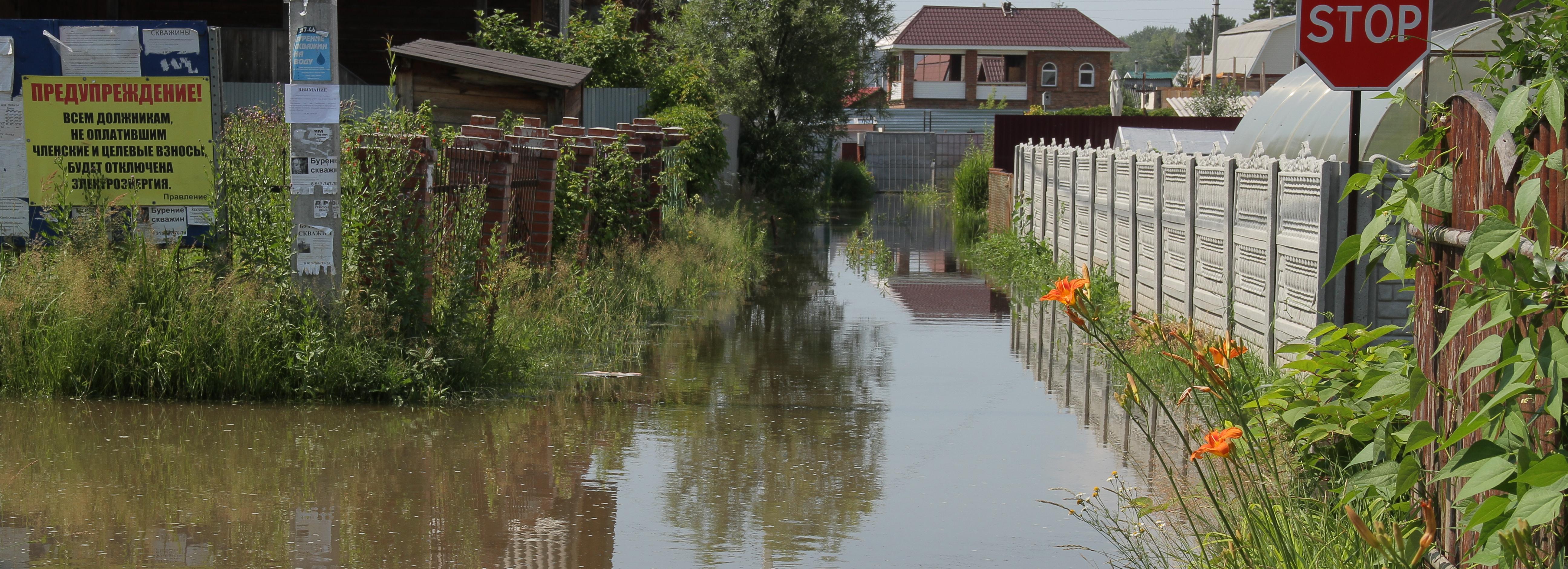 Самые опасные районы по паводку назвали в Новосибирской области