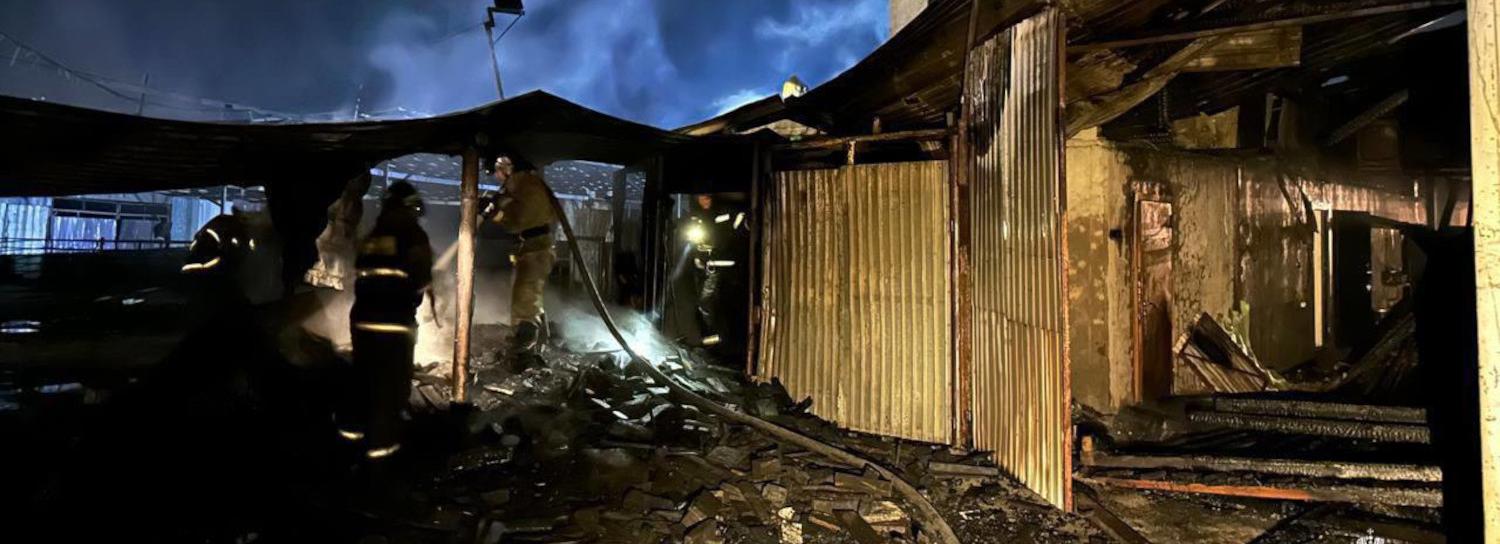 200 коров спасли из пожара в селе Толмачёво под Новосибирском