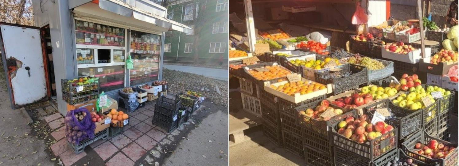 Больше 300 кг товара изъяли у нелегальных торговцев в Новосибирске