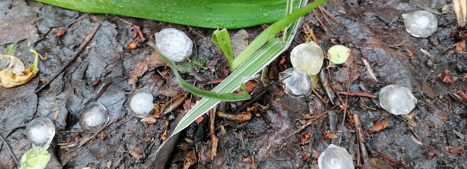 Первый мощный град обрушился на Новосибирск 20 мая