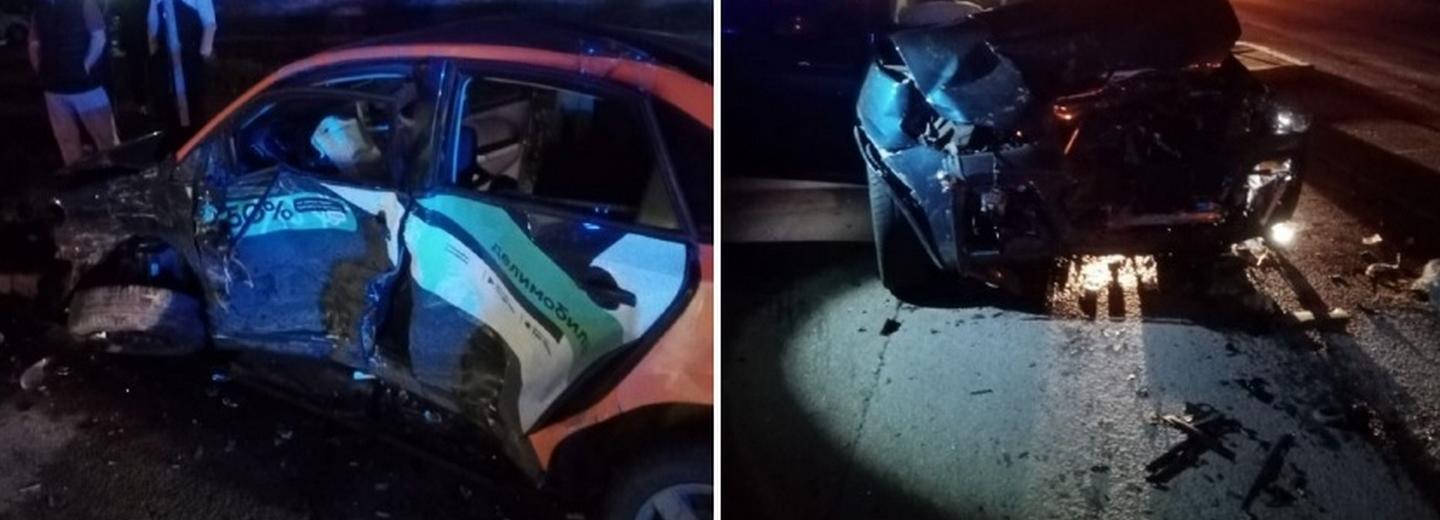 Каршеринговый автомобиль попал в ДТП на Никитина — двое пострадали