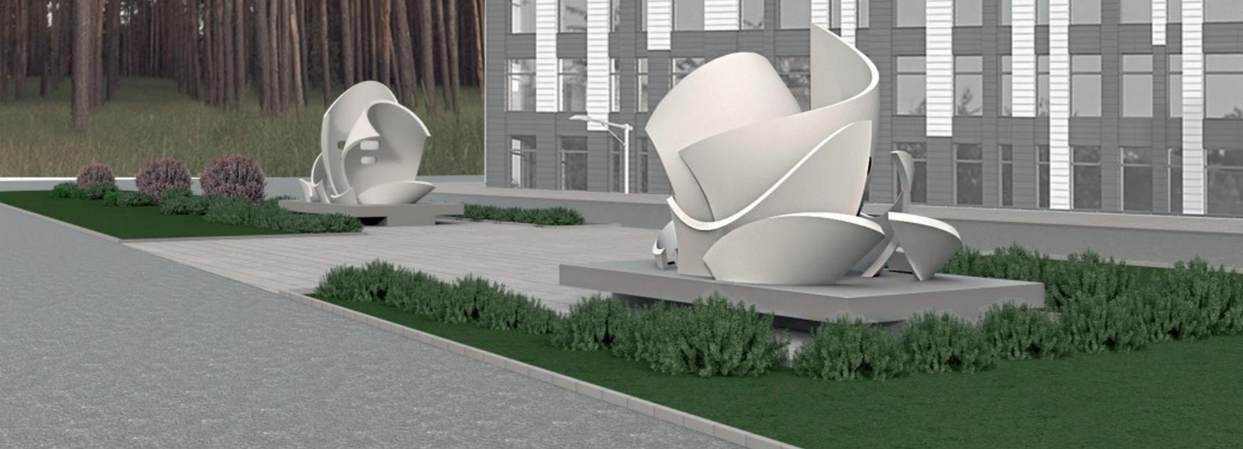 Скульптурную группу «Порт» из фанеры разрешили поставить в Академгородке