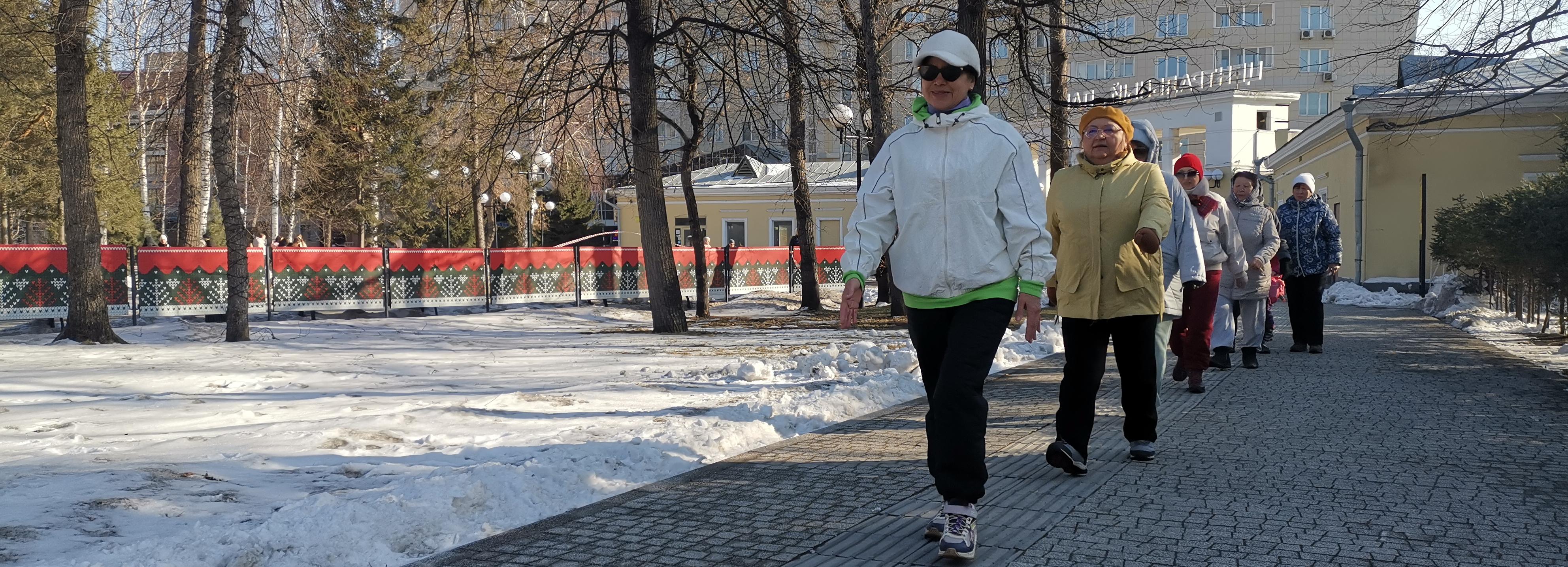 Бесплатно заняться гимнастикой и северной ходьбой предлагают новосибирцам