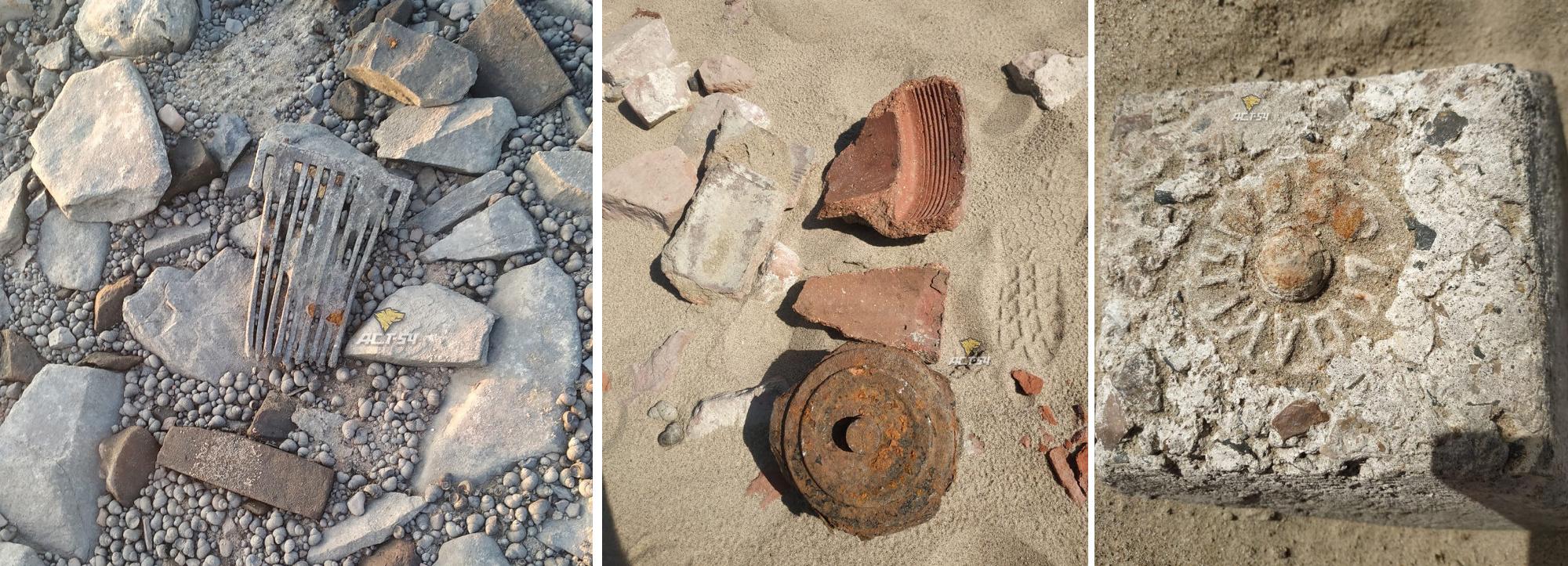 Останки старого города нашли на дне Обского моря после сброса воды