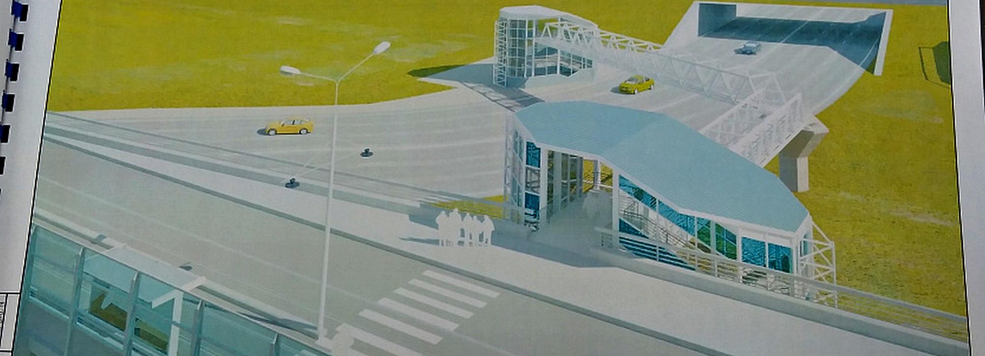 4 пешеходных моста с лифтами построят на площадях Энергетиков и Труда