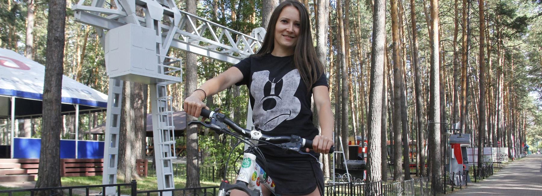 Леди на велосипеде Анна Шуйская: «Качу, куда хочу!»