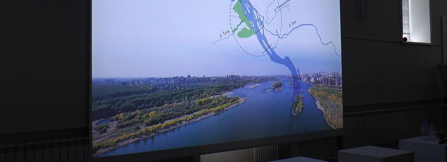 Паводковый режим сохранят в парке «Усть-Тула» между двумя мостами