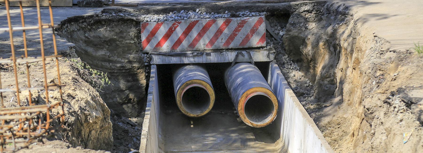 Почти 800 метров теплотрассы на улице Лескова заменят летом 2025 года