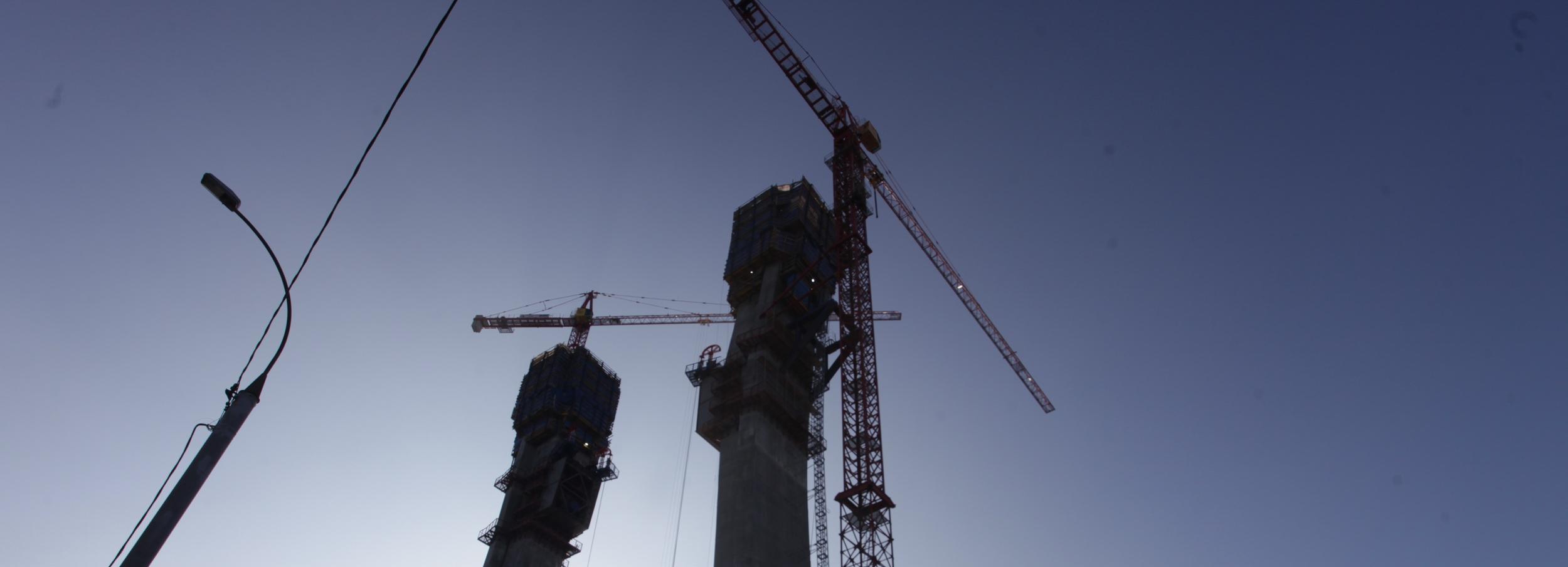 Новый новосибирский мост с развязками готов на 67%