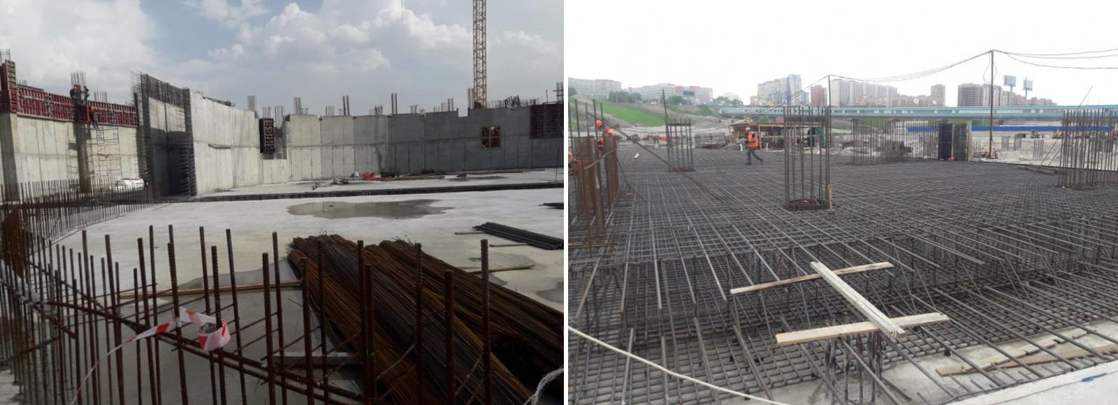 В Новосибирске заканчивают заливку фундамента новой ледовой арены