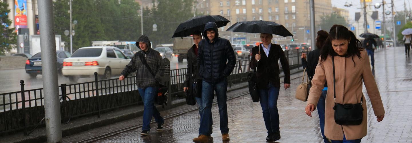 Дожди ненадолго остудят воздух в Новосибирске