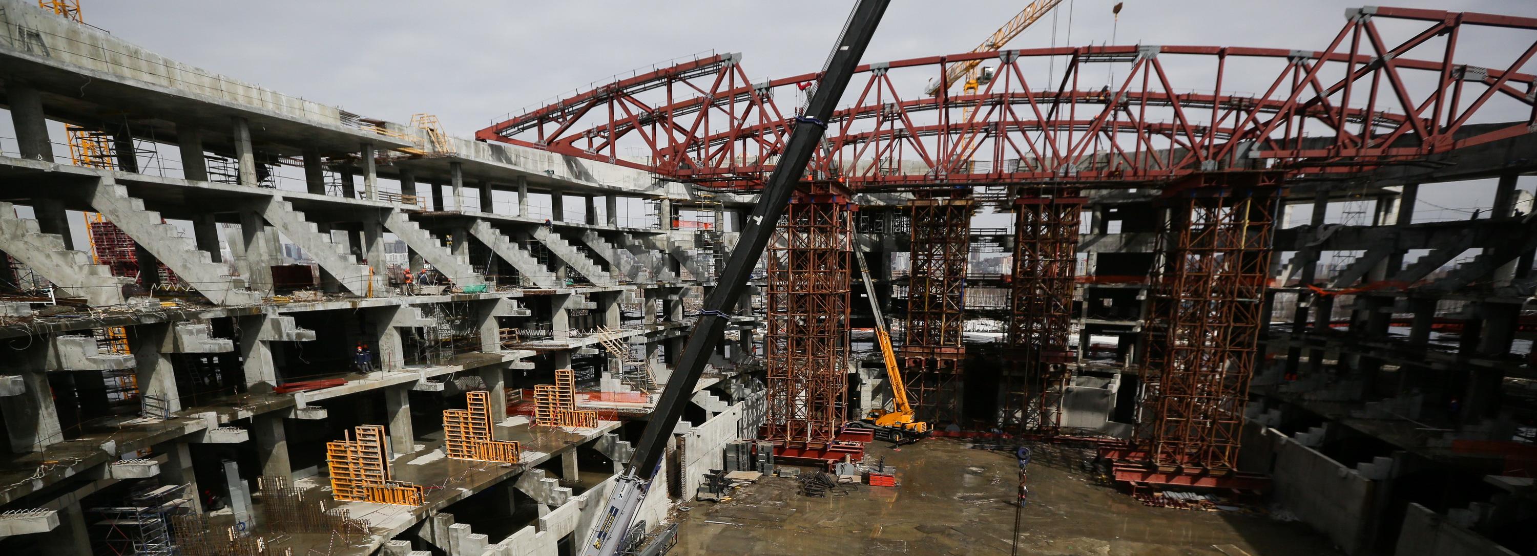 Парк возле новой ледовой арены разобьют в 2022 году