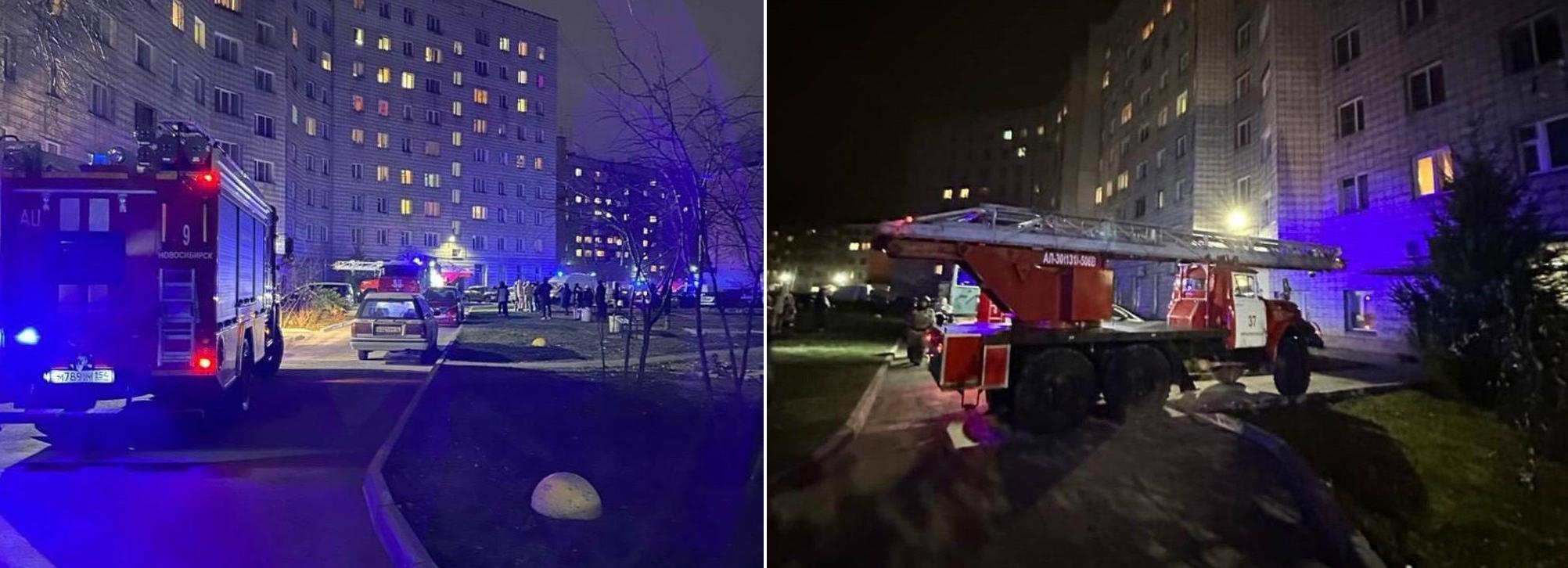 Мужчина погиб в пожаре на улице Громова в Новосибирске