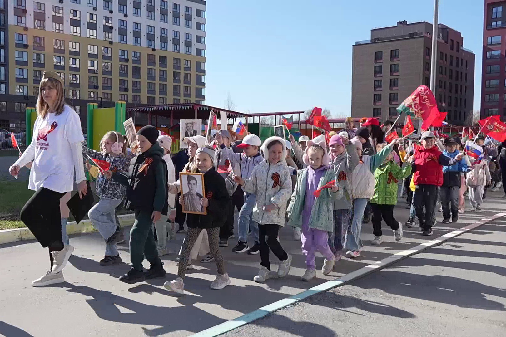 Акцию «Бессмертный полк» провели в новосибирском детсаду