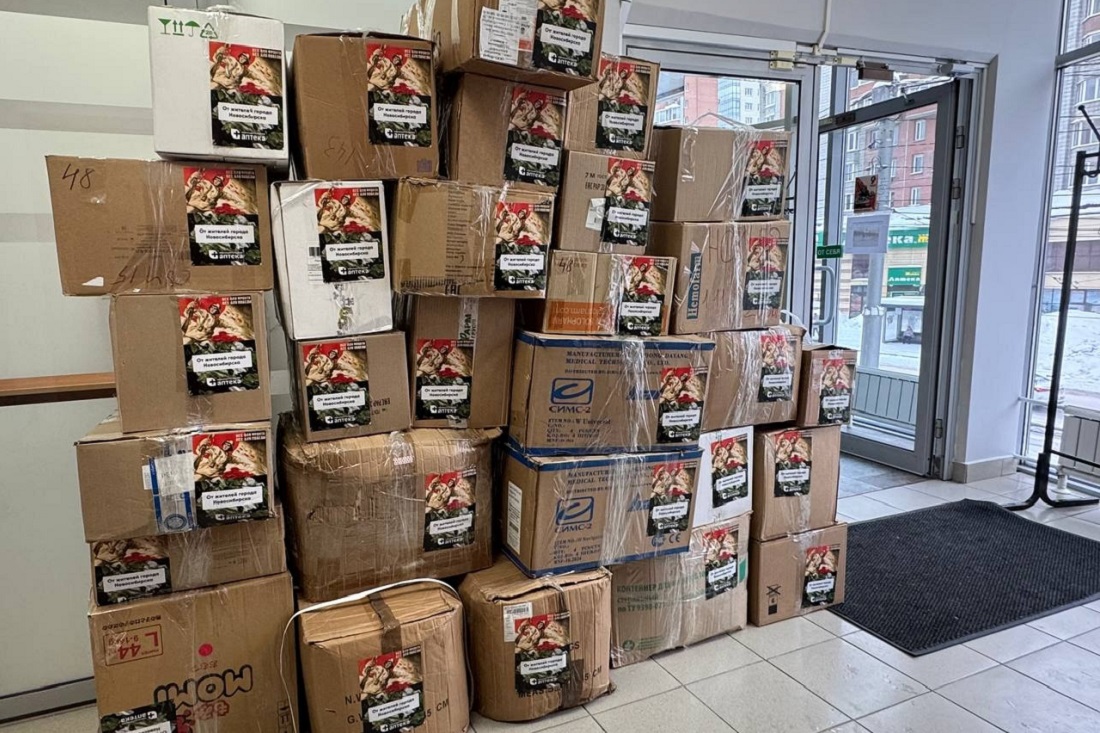 Об отправке первого в этом году груза на СВО сообщил мэр Кудрявцев