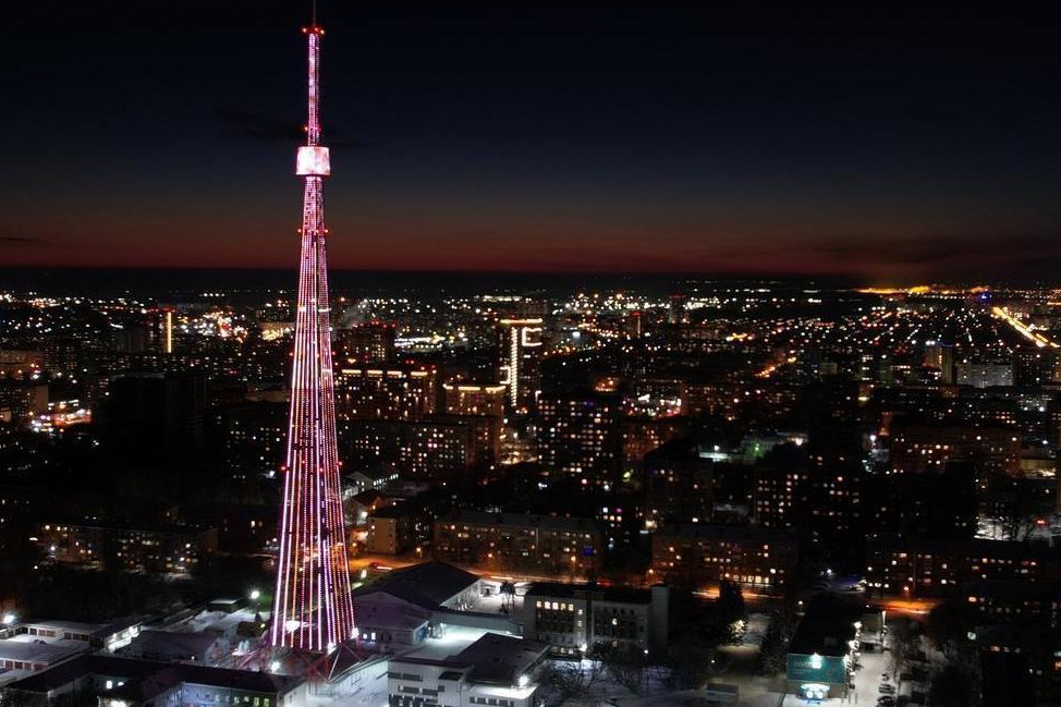 196-метровая телебашня поздравит с Днём работника органов госбезопасности