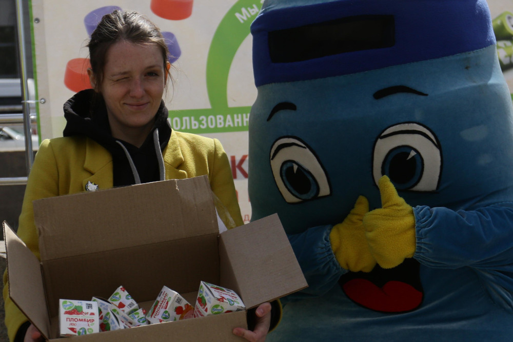 Жестяные банки впервые обменяют на мороженое в Новосибирске