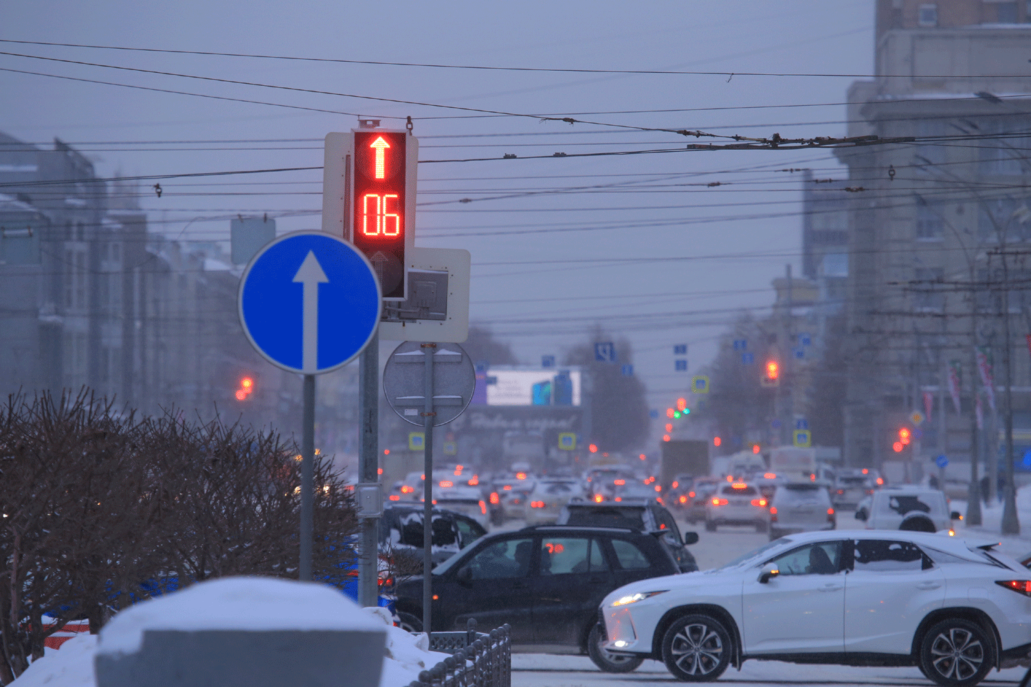Самые аварийные перекрёстки назвали в Новосибирске