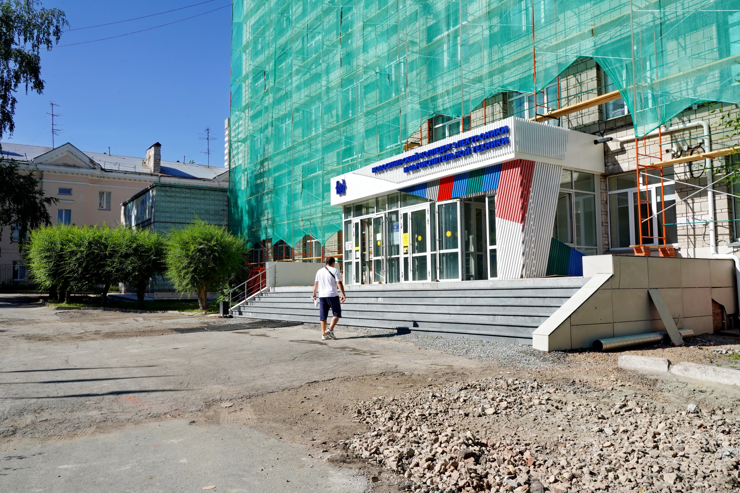 Капитальный ремонт колледжа на Красном проспекте закончат к сентябрю
