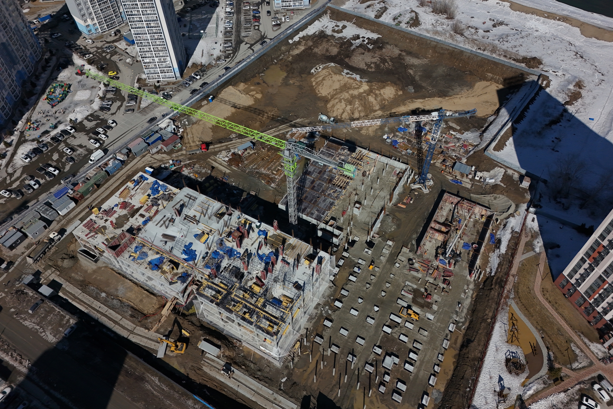 Как строят образовательный парк «ЯШкола» на 1105 мест в Новосибирске: фото