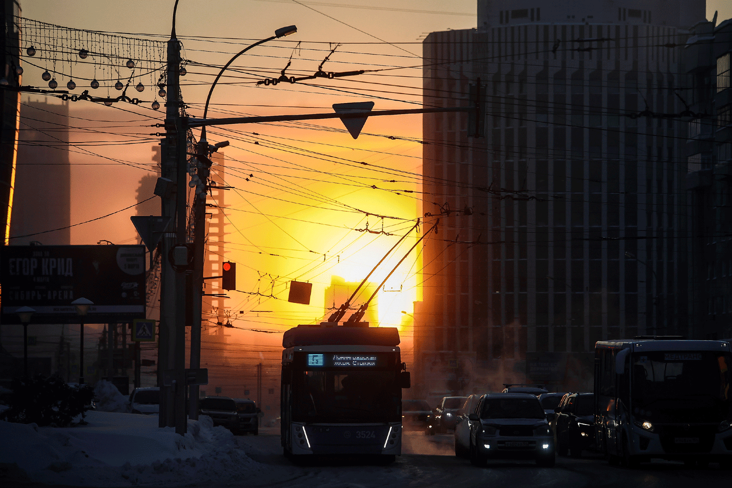 Режим неблагоприятных метеоусловий продлили до 20 января в Новосибирске